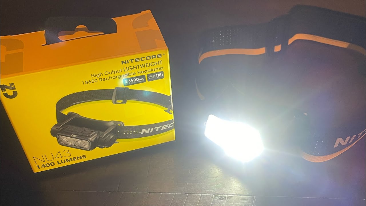 Nitecore NU43 Headlamp Unboxing + First Impressions! 