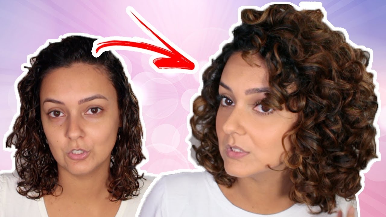 Finalização Cabelo Cacheado Curto - Cachos 2C/3A