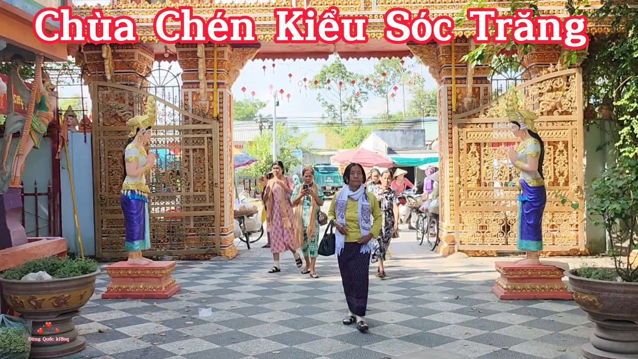 Chùa Chén Kiểu Sóc Trăng . Khu Du Lịch Tâm Linh Rất Nổi Tiếng, Rộng Lớn Và Đẹp Vô Cùng.