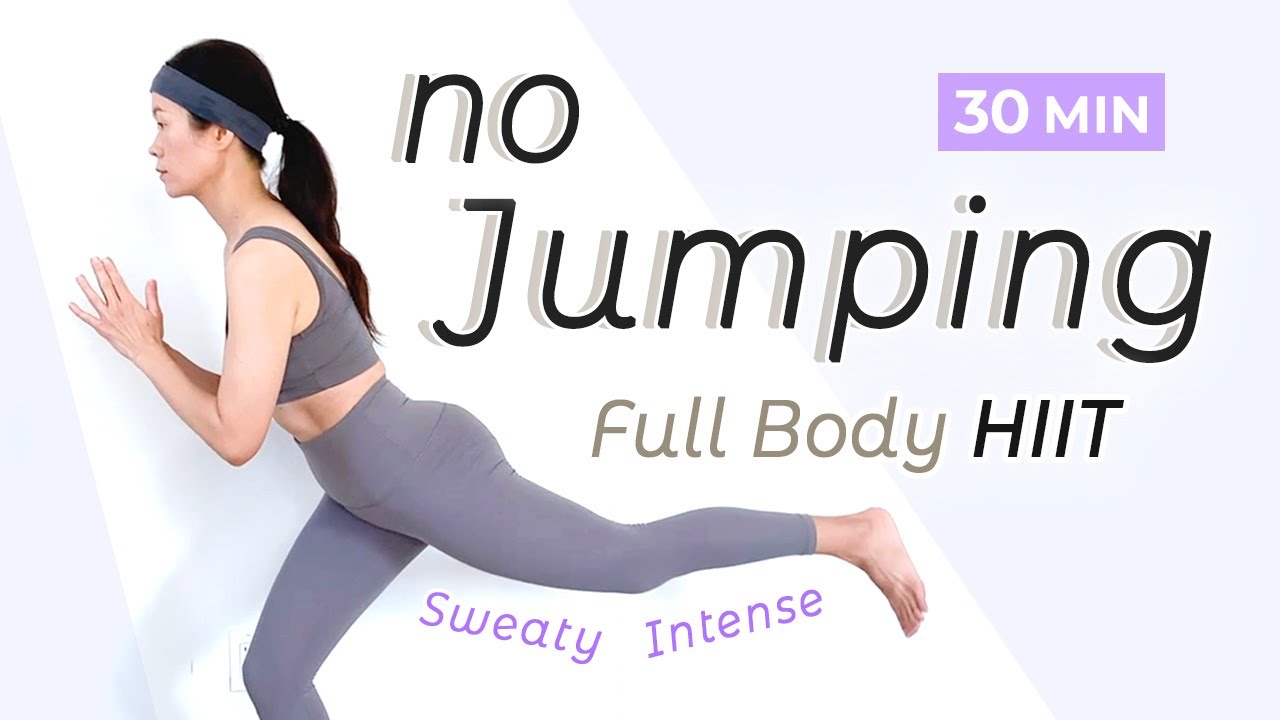 30 MIN NO-JUMPING NO-REPEAT HIIT / Intense Full Body Fat Burner / Tabata 30s/10s Workout