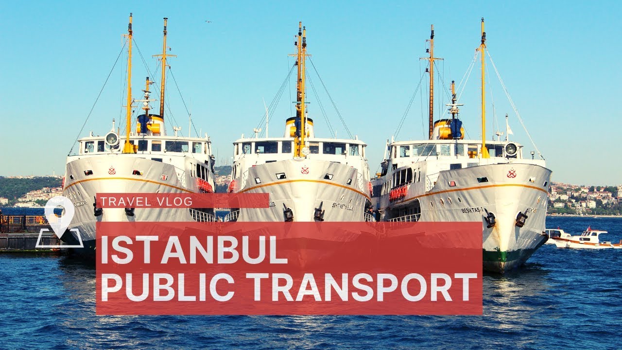 Istanbul public transport. Subway, ferries, buses and trams
