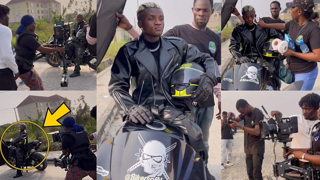 Watch as Portable Ride a Power Bike in Ogo Forever Official Music Video BTS | Portable New EP