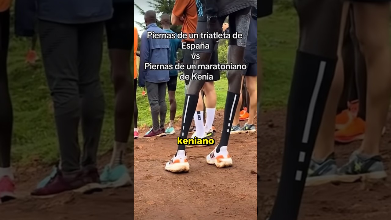 Por qu&eacute; los kenianos tiene piernas TAN DELGADAS? #olimpiadas #maraton #correr