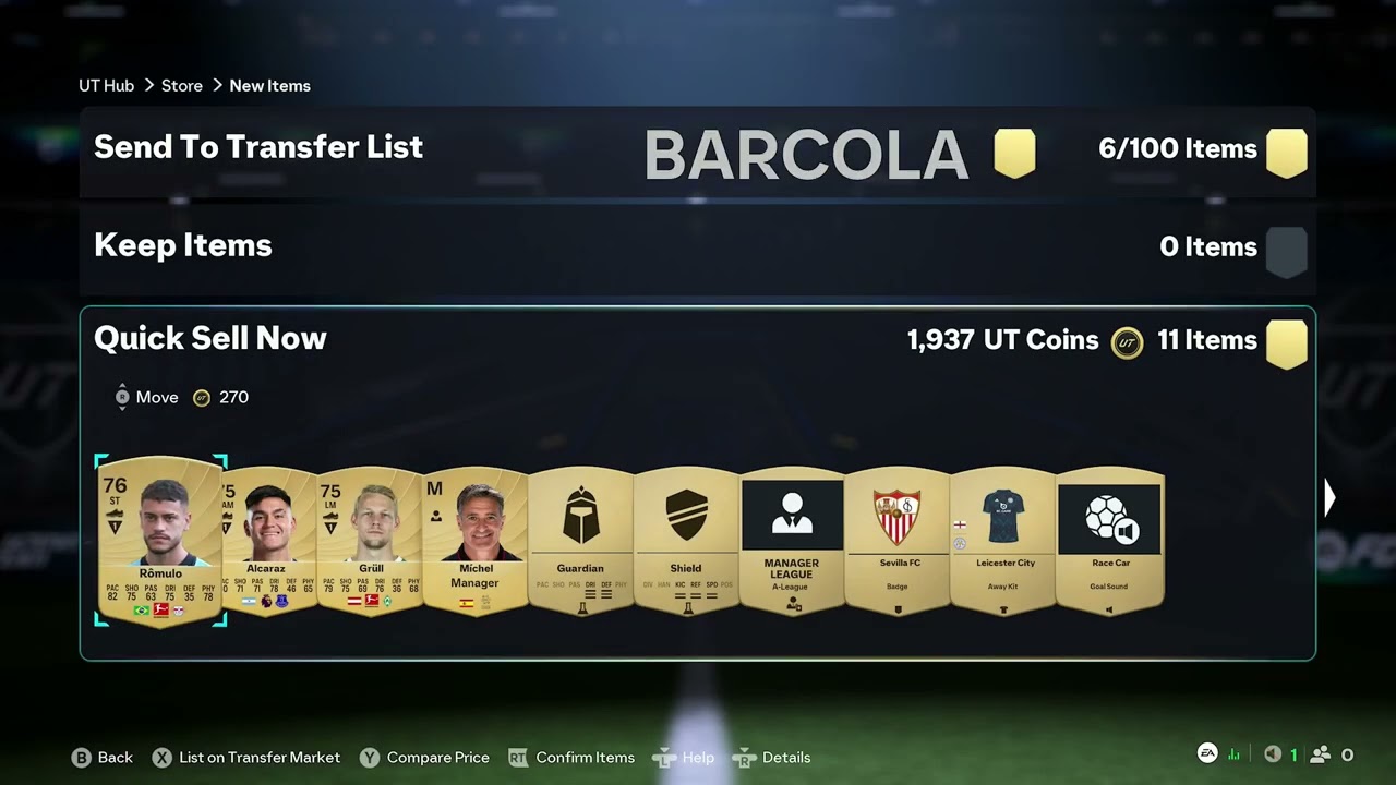 How Many Coins Do You Get For Discarding a Gold Pack on FC 26