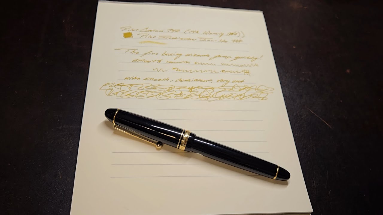 Pilot Custom 742 Waverly Nib Fountain Pen Review