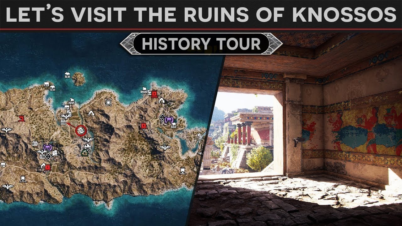 Let's Visit the Minoan Palace Complex of Knossos - History Tour in AC: Odyssey Discovery Mode