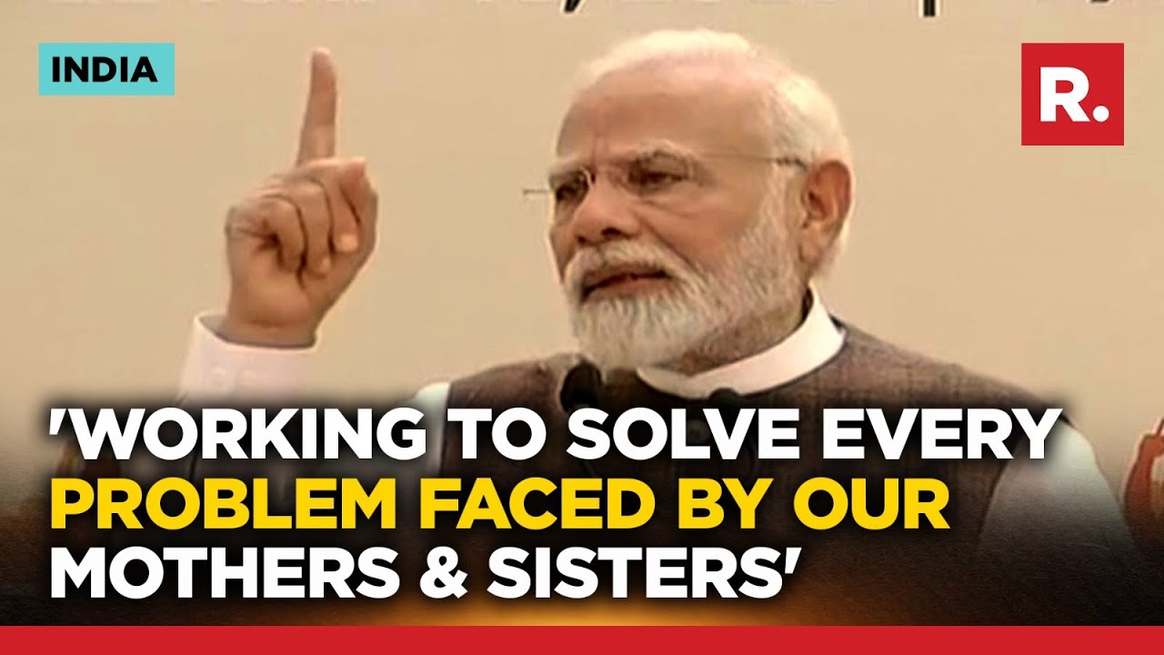 PM Modi Lists Government Schemes For Women Upliftment In Speech At BJP Headquarters