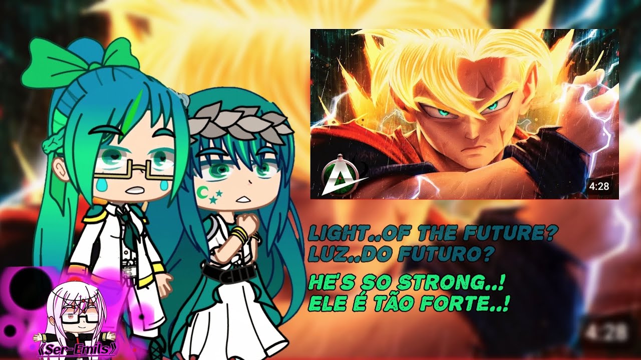 Taleverse Protagonistas(My/Meu History) react rap do Mirai Gohan(As)|Luz do Futuro|Anirap