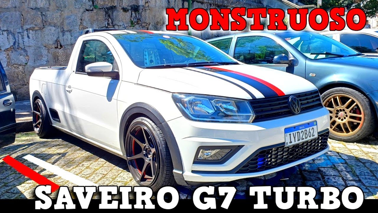 SAVEIRO G7 TURBO COM TUDO QUE TEM DIREITO - INTERCOOLER, INJE&Ccedil;&Atilde;O PROGRAMAVEL, FULL INOX E +