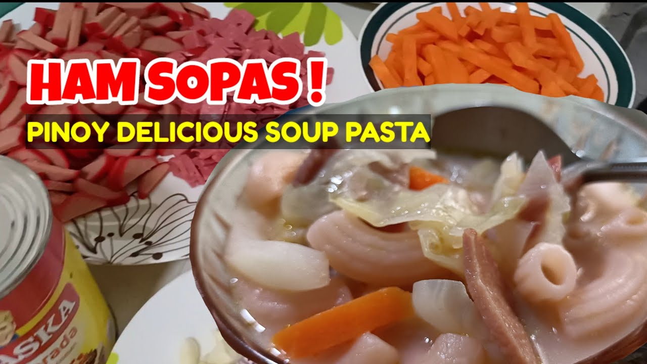 HOW TO COOK HAM SOPAS RECIPE | MY OWN VERSION | @JOHONA