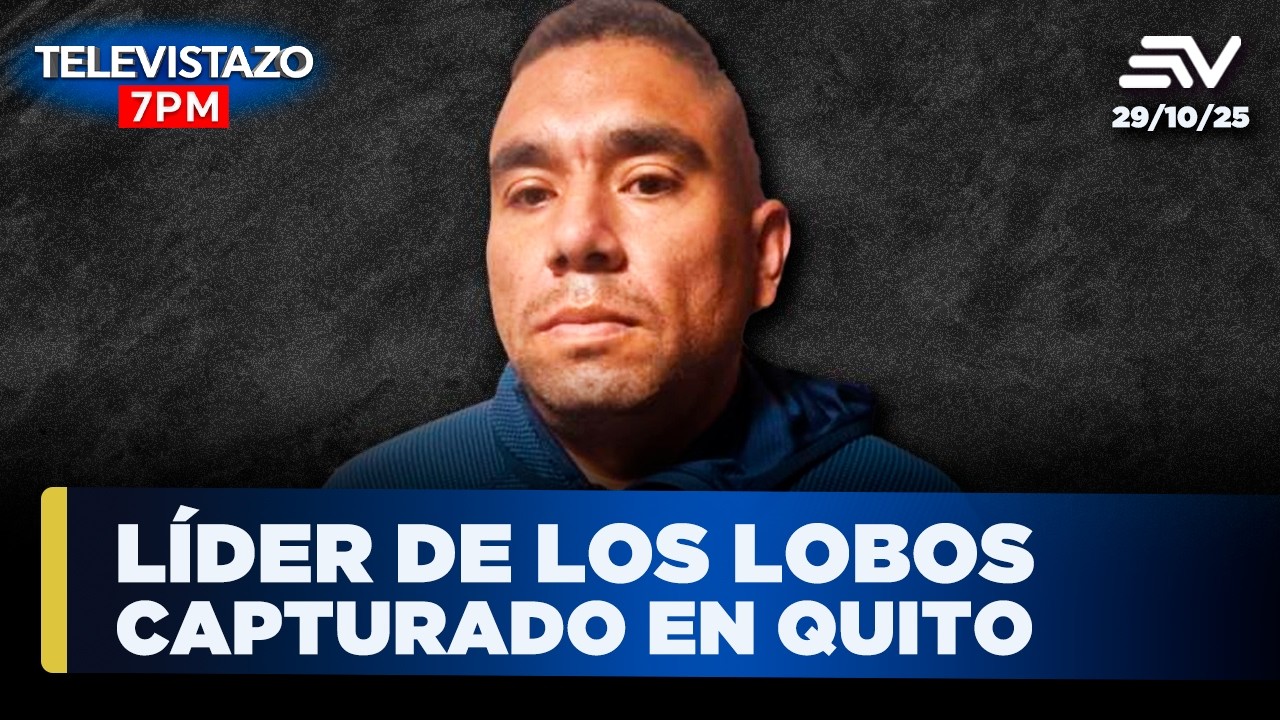 Alias Gordo Arturo, líder de Los Lobos en Quito, detenido por la Policía | Televistazo 7PM🔴#ENVIVO