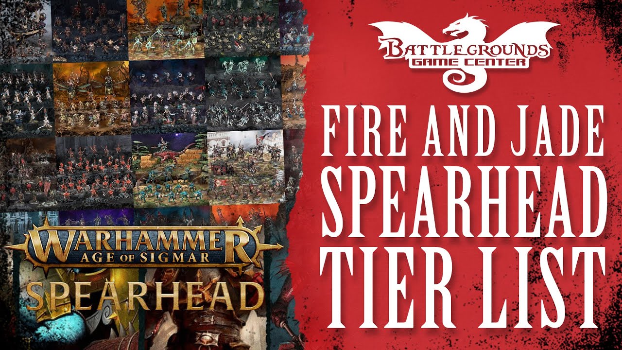 Age of Sigmar: Spearhead Tier List for Fire and Jade