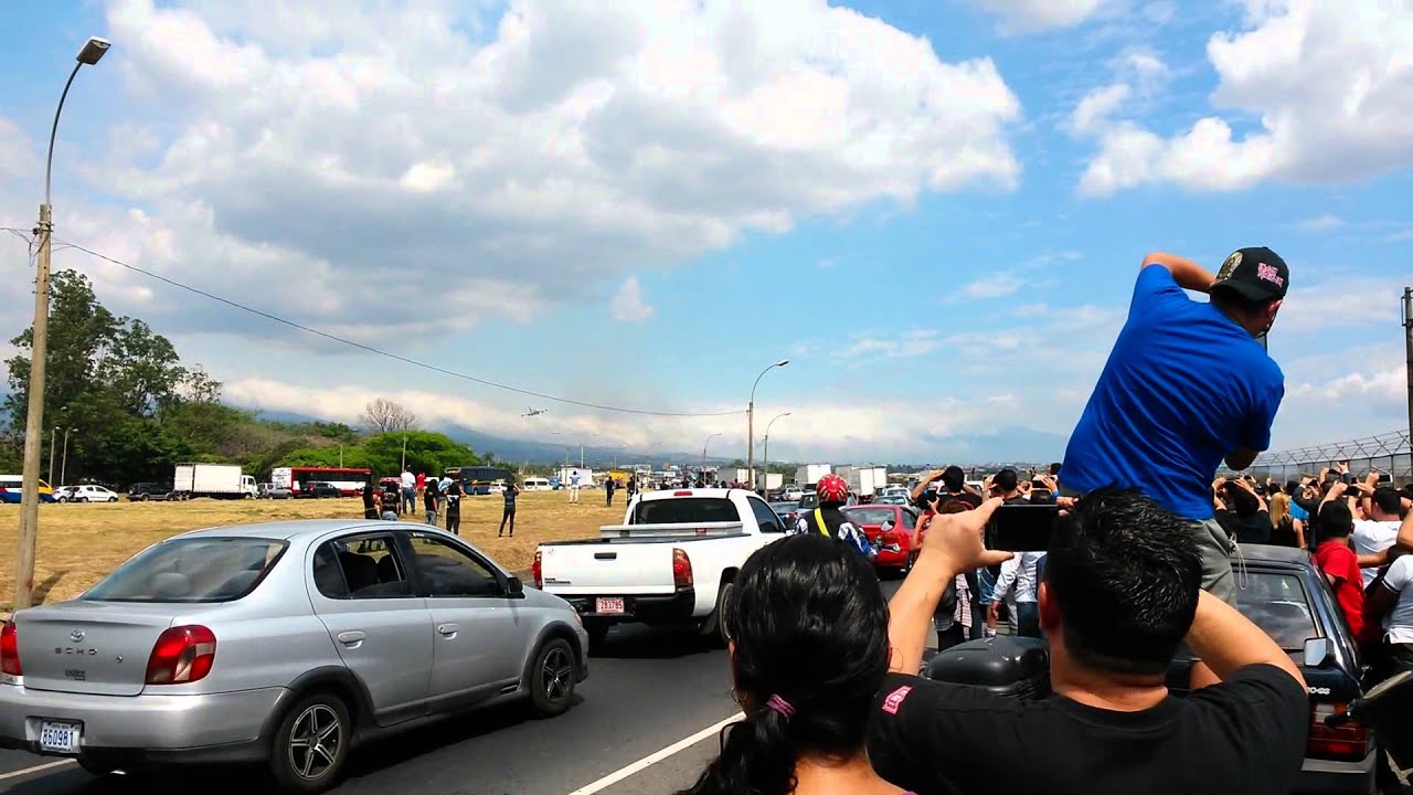 Ed Force One Landing at Costa Rica