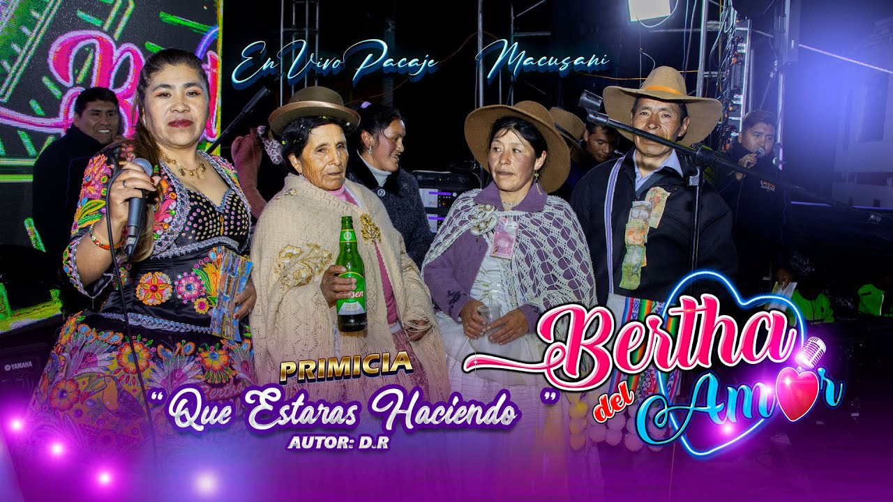 BERTHA DEL AMOR (QUE ESTARAS HACIENDO) ✅ BODA EN PACAJE MACUSANI 2023 [CLARIDAD STUDIOS®]