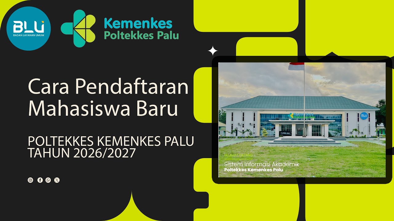 Tutorail Pendaftaran Mahasiswa Baru Poltekkes Kemenkes Palu