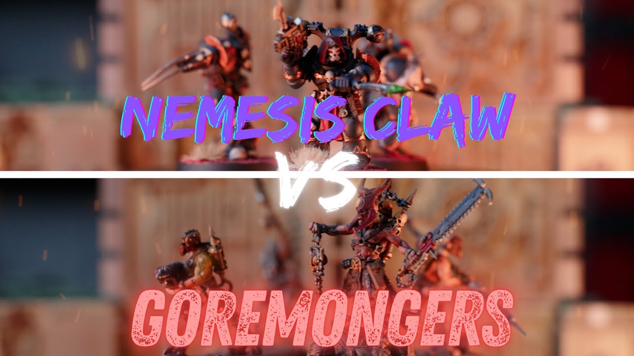 Nemesis Claw vs Goremongers NEW APPROVED OPS 2025 | Kill Team Battle Report