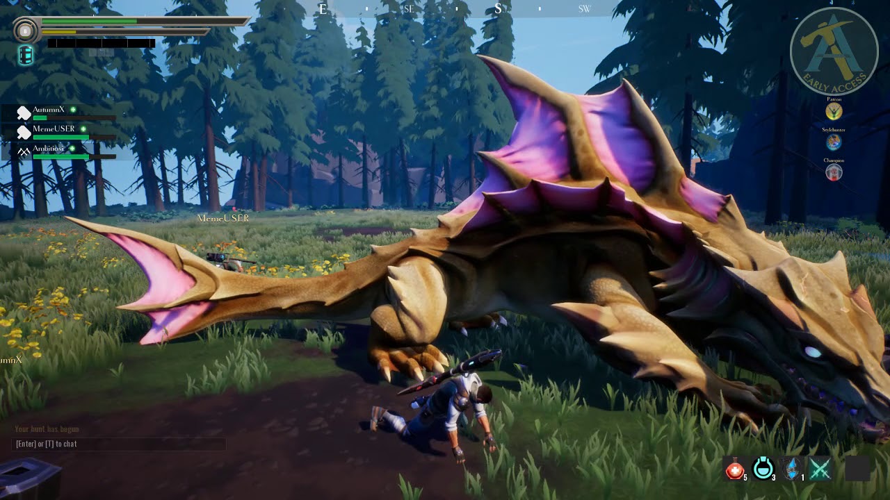 Dauntless - War Pike Gameplay