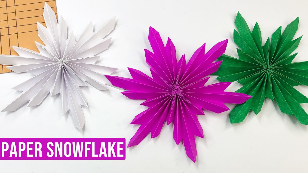 ✨ How to Make Paper Snowflakes | Easy Christmas Craft for Beginners ✨