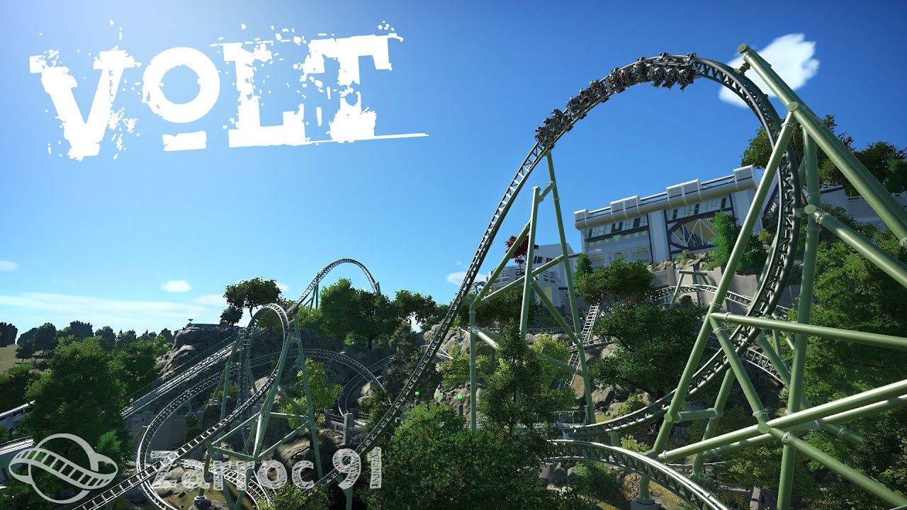 VOLT - Launch Coaster Inspired by HELIX - Planet Coaster POV