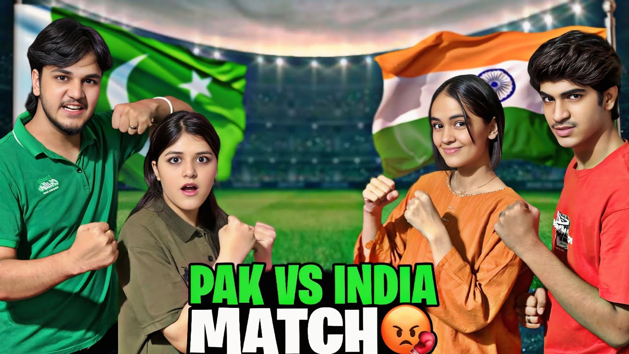 PAKISTAN vs INDIA MATCH SPECIAL VLOG // ABUBAKAR TEAM INDIA // ALI TEAM PAKISTAN