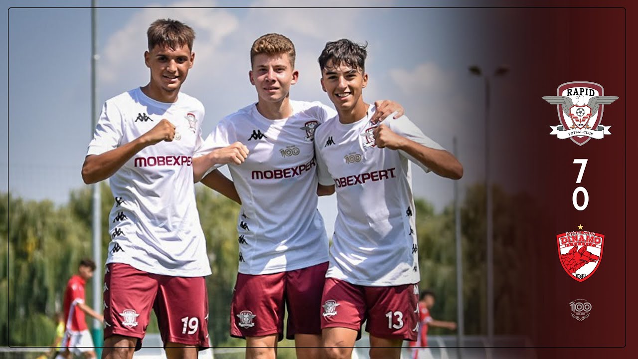 RAPID - Dinamo 7-0 | Liga Elitelor U16 | Etapa 3 | Highlights