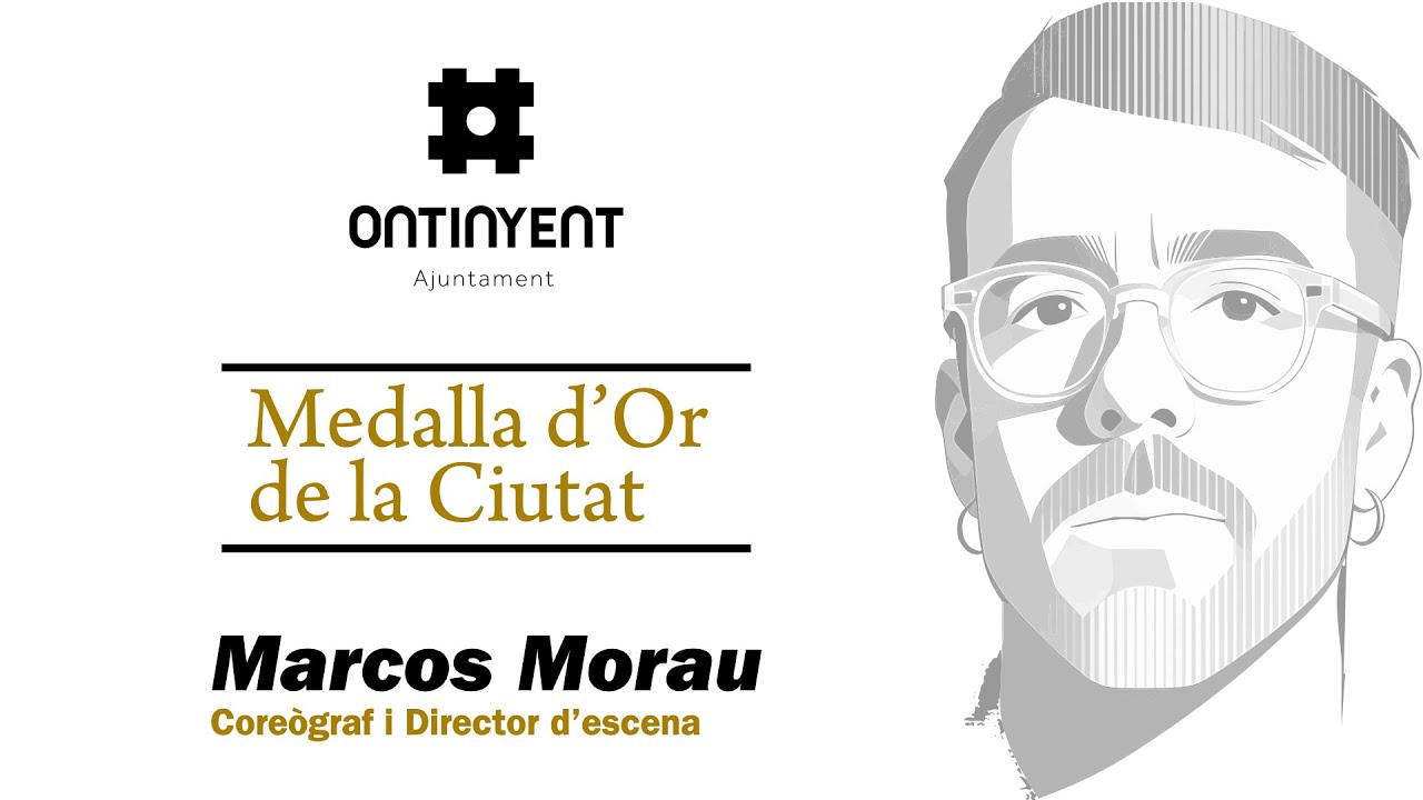Lliurament Medalla d'Or de la Ciutat d'Ontinyent a MARCOS MORAU