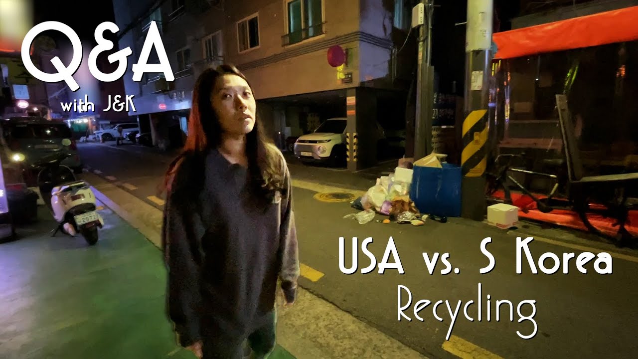 USA recycling vs. South Korea