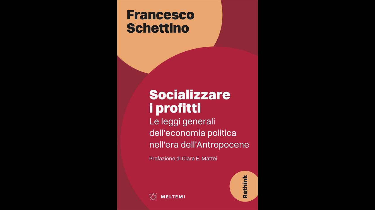 Seminario di Francesco Schettino - Socializzare i profitti (Meltemi 2025)