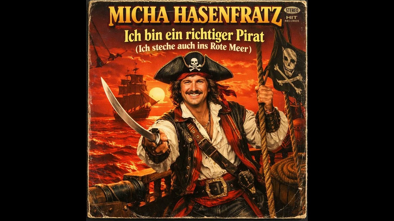 Ich bin ein richtiger Pirat, ich steche auch ins Rote Meer 