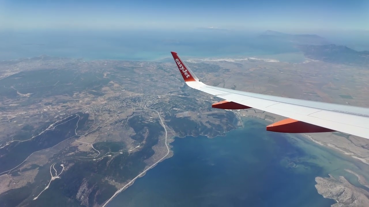 EasyJet Plane Takeoff from Bodrum Milas Airport ✈️ | DJI Osmo Pocket 3 4K Cinematic