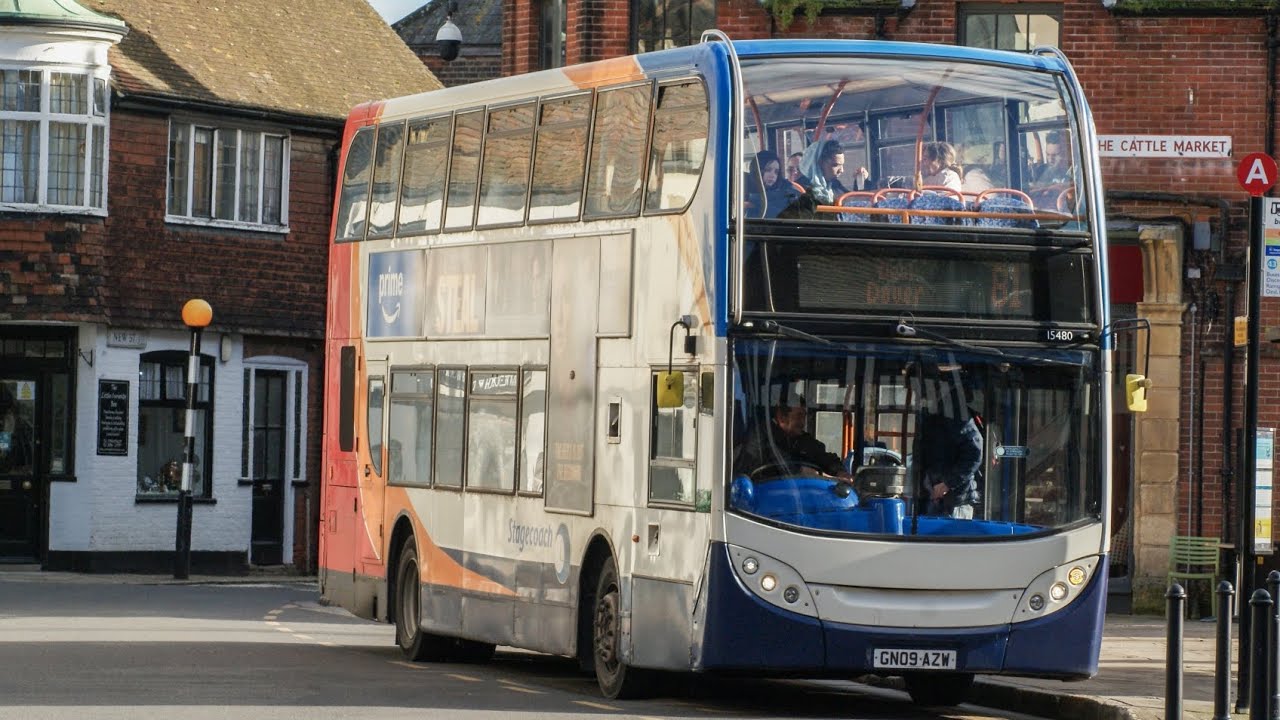 Stagecoach South East GN09 AZW 15480 Scania N230UD ADL Enviro400