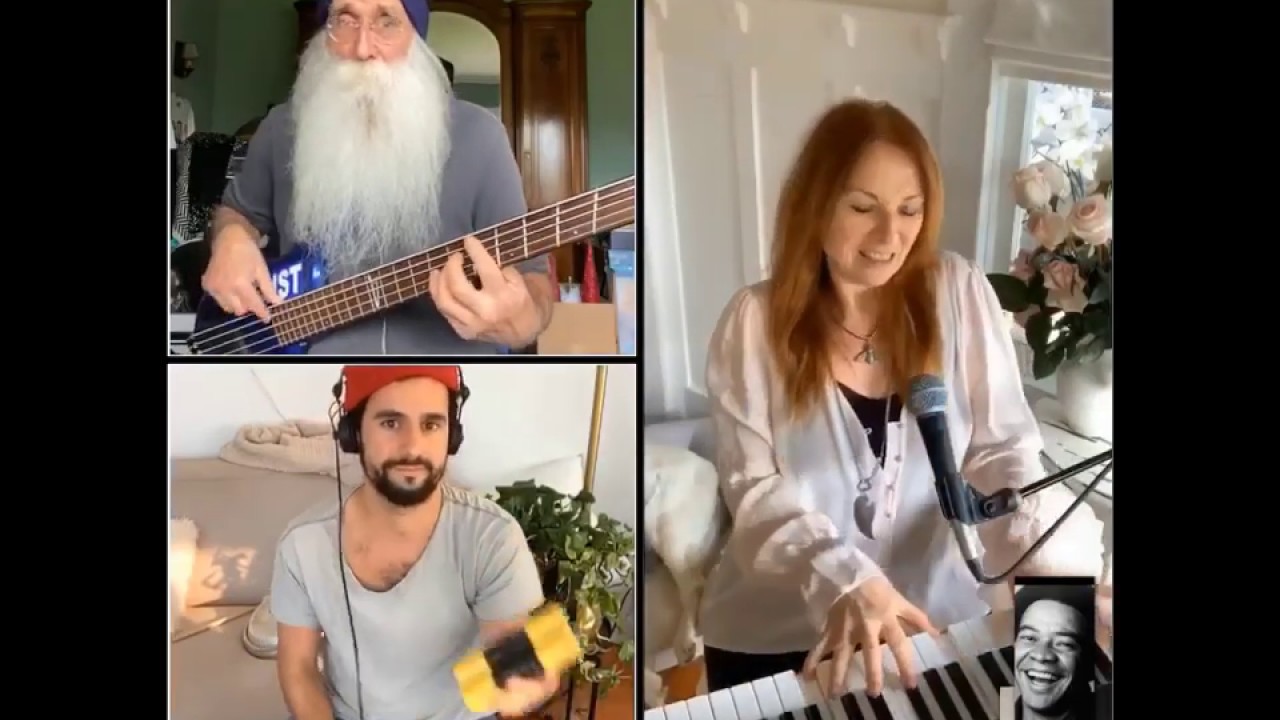 Judith Owen - Lovely Day (cover) with Leland Sklar and Pedro Segundo