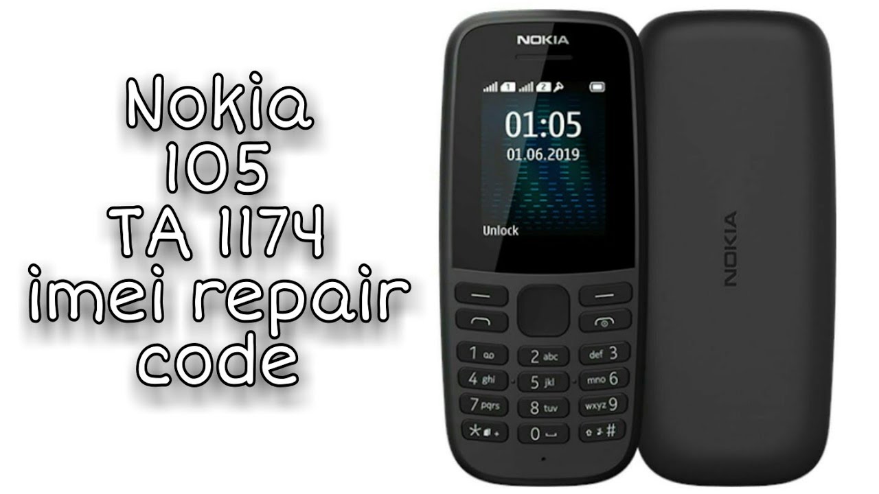 Nokia 105 (2019) TA 1174 imei code