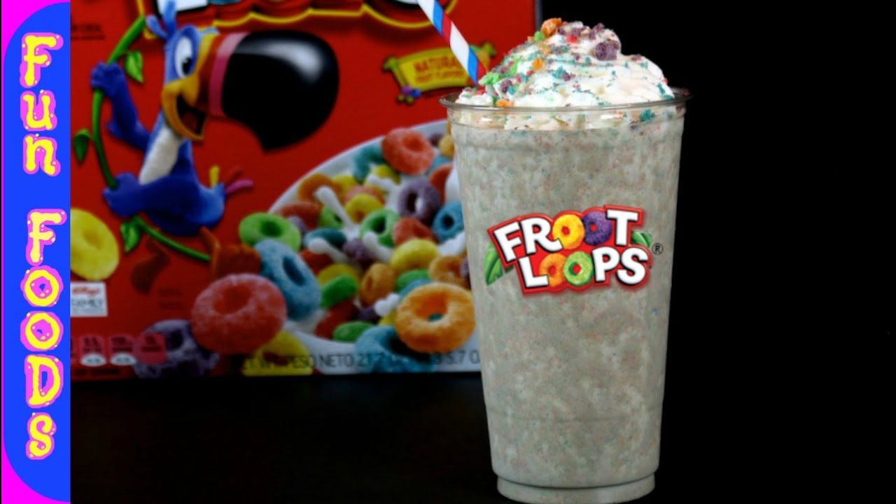 Froot Loops Milkshake | How to Make a Homemade Milkshake
