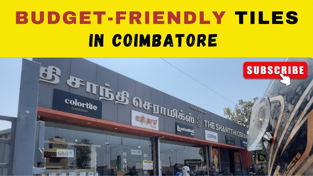 Budget-Friendly Tiles in Coimbatore | Shanthi Ceramics Full Tour!
