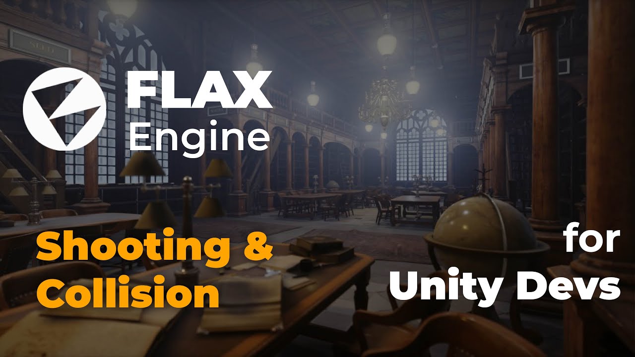 🕹️ Flax Engine for Unity Developers 🎮 - Top Down Shooter 02 - Shooting & Projectile Collision #flax