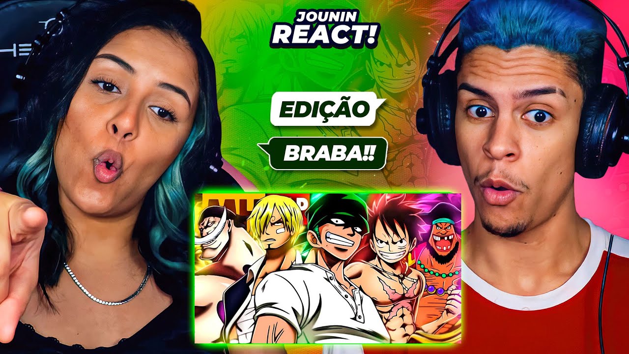 5 em 1 | MHRAP | Tipo Barba Negra 🧔🏾 Barba Branca 💪🌊 Sanji 🔥 Luffy 👒 | Zoro ⚔️ |  [React Rap Nerd] 🔥