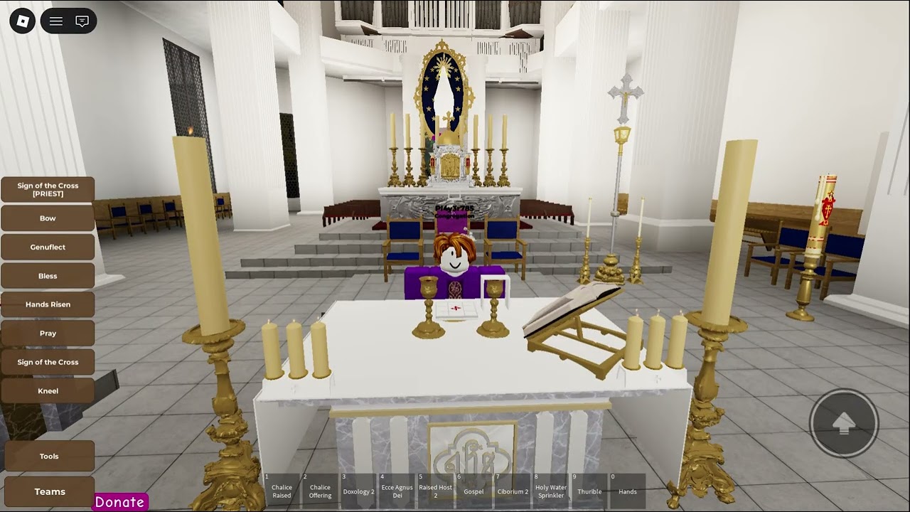9:30AM Sunday Live Tagalog Mass Today 3/8/26 (Simulated Mass in Roblox)
