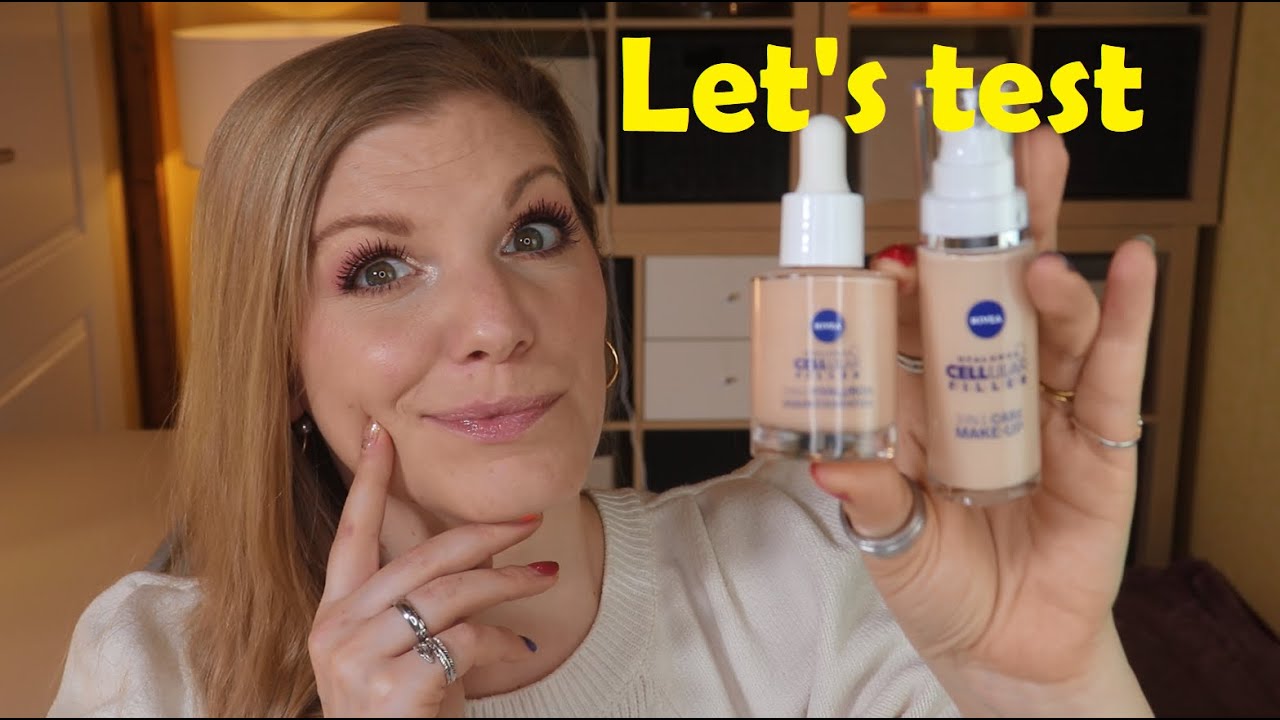 NIVEA Hyaluron Cellular Filler Care Make Up vs. Serum Foundation | Welche ist besser? | Claudis Welt