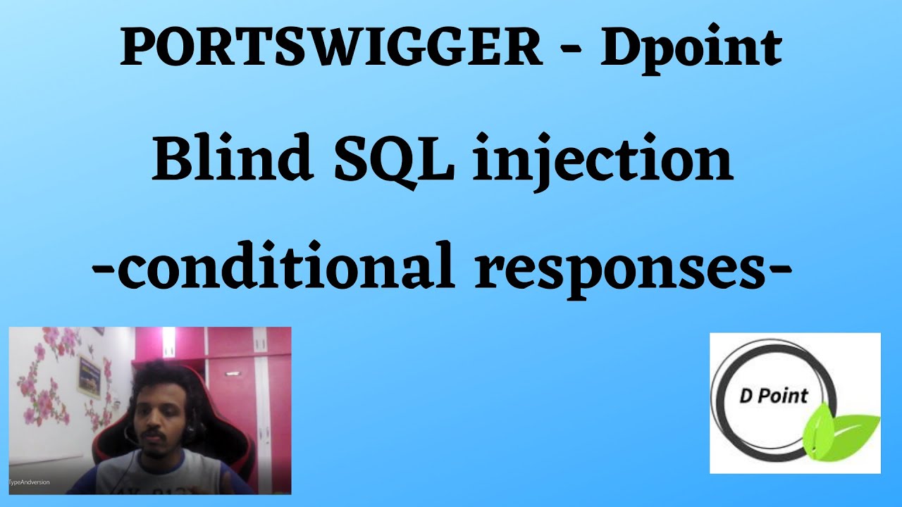 Blind SQL injection with conditional responses | PortSwigger