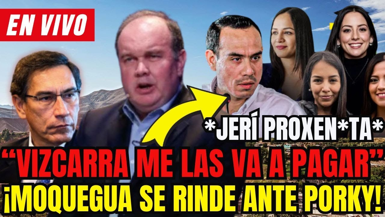 🚨 ¡PORKY EXPL0TA CONTRA JERÍ! RLA MITÍN POLÍTICO en Moquegua