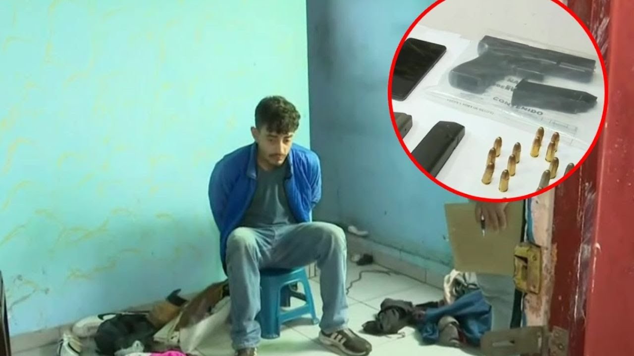 Policía allana búnker de extorsionadores en Los Olivos