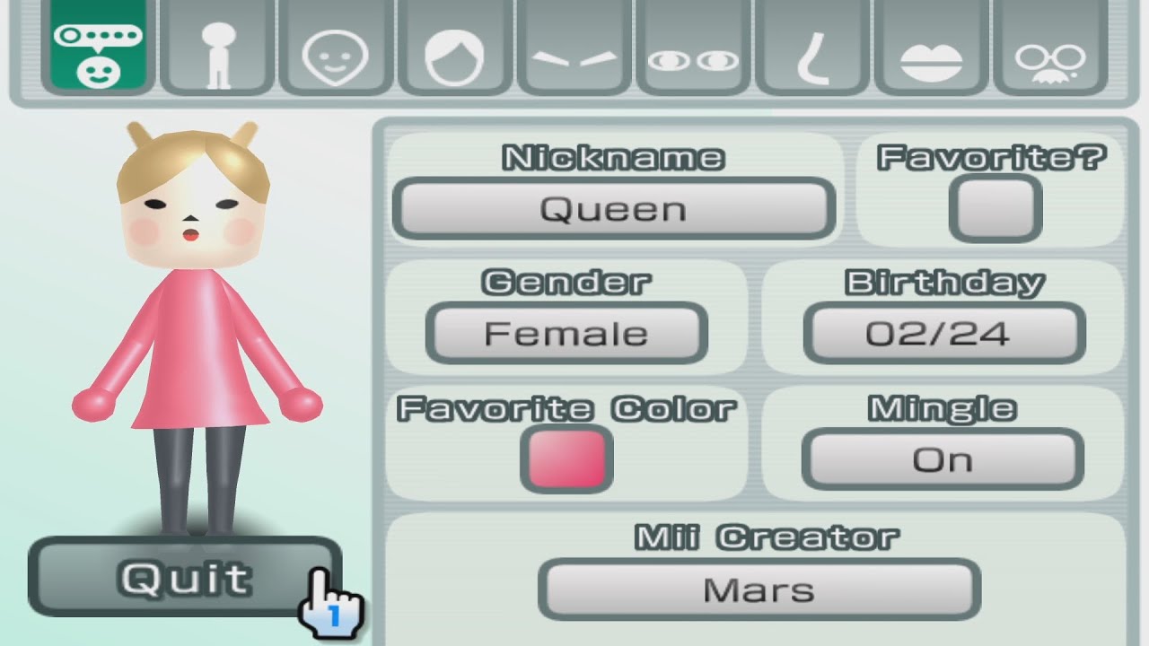 Queen of All Cosmos - Katamari Damancy - Mii 3560