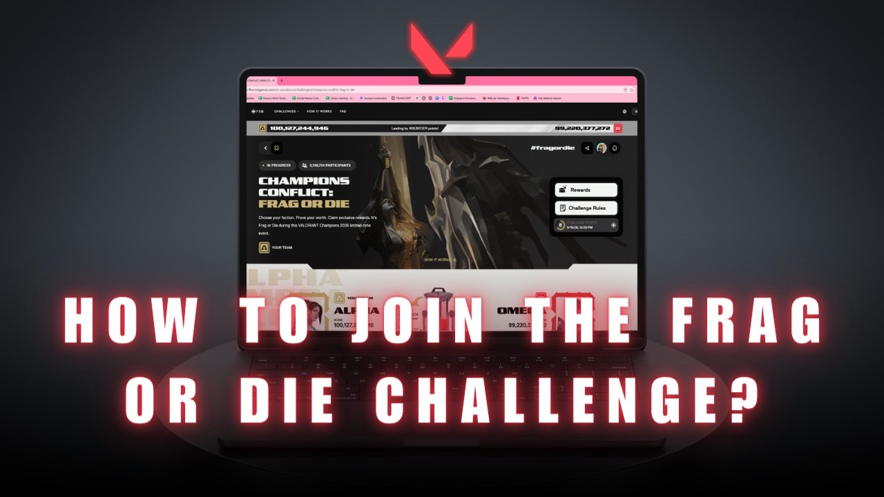 JOIN NOW! 👥 - How to Join the VALORANT Champions Conflict Frag or Die Challenge