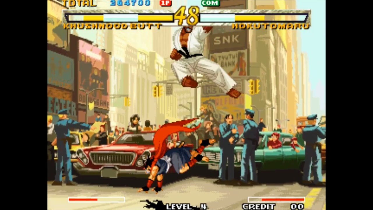 GAROU MARK OF THE WOLVES NEO GEO MVS ARCADE KHUSHNOOD BUUT