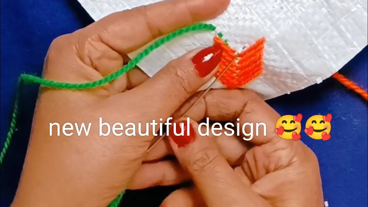 very beautiful and latest plastic sack design for beginners 🥰😍