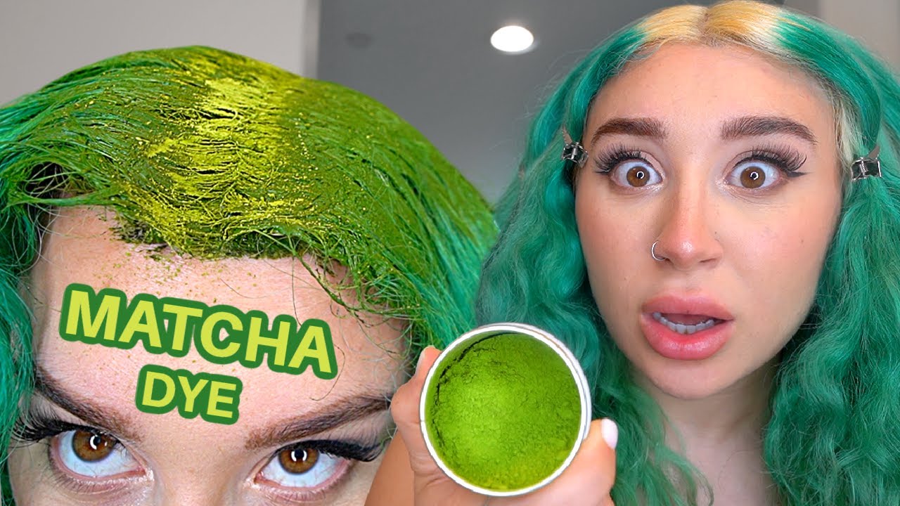 DYING MY HAIR WITH MATCHA