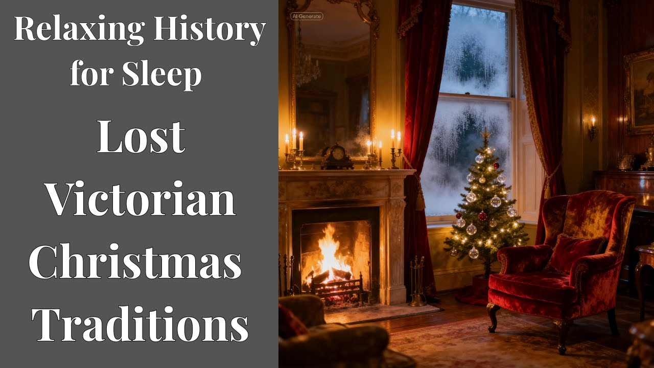 Ghosts by the Christmas Fire -  Whispered History for Sleep