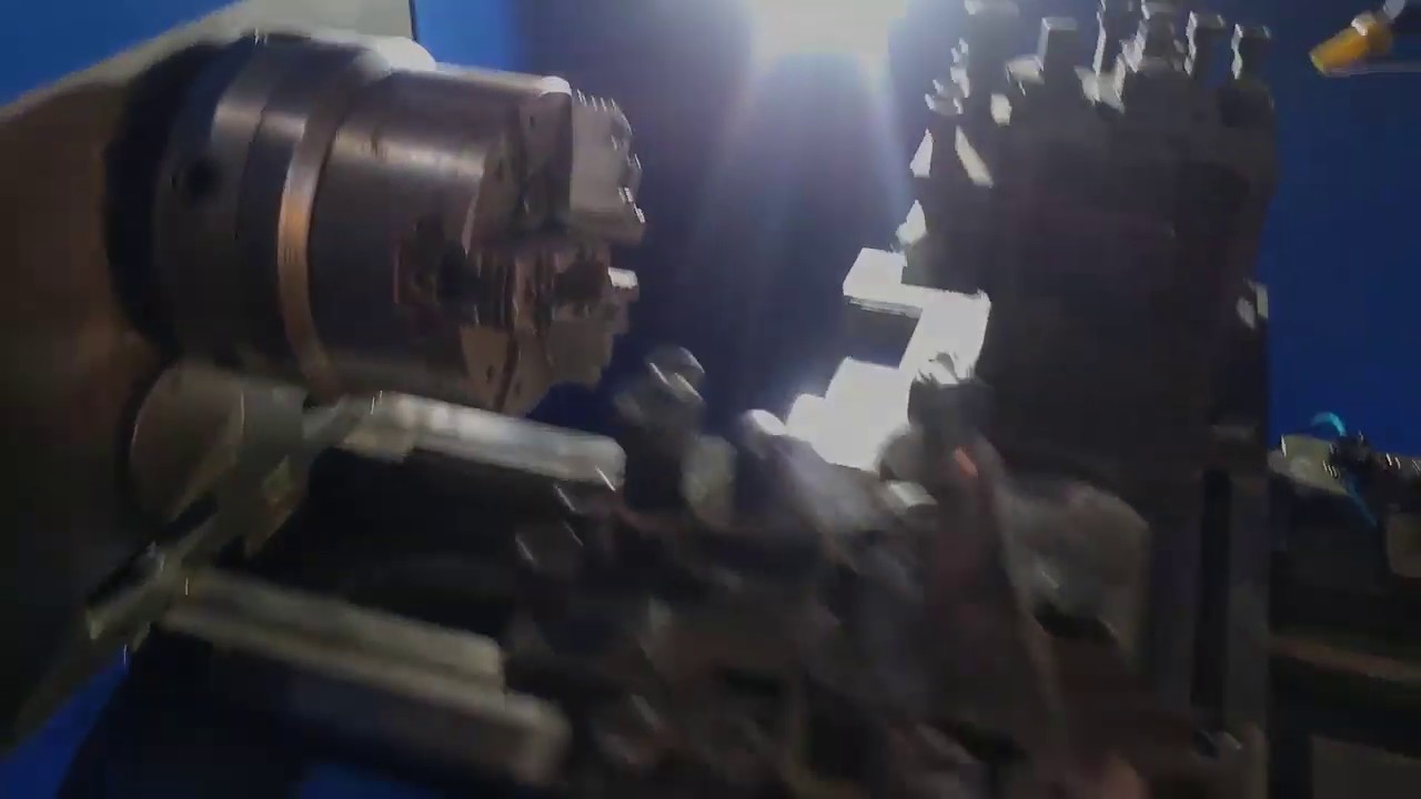 Torno cnc Nardini com comando Mach3 ( pc) retrofit