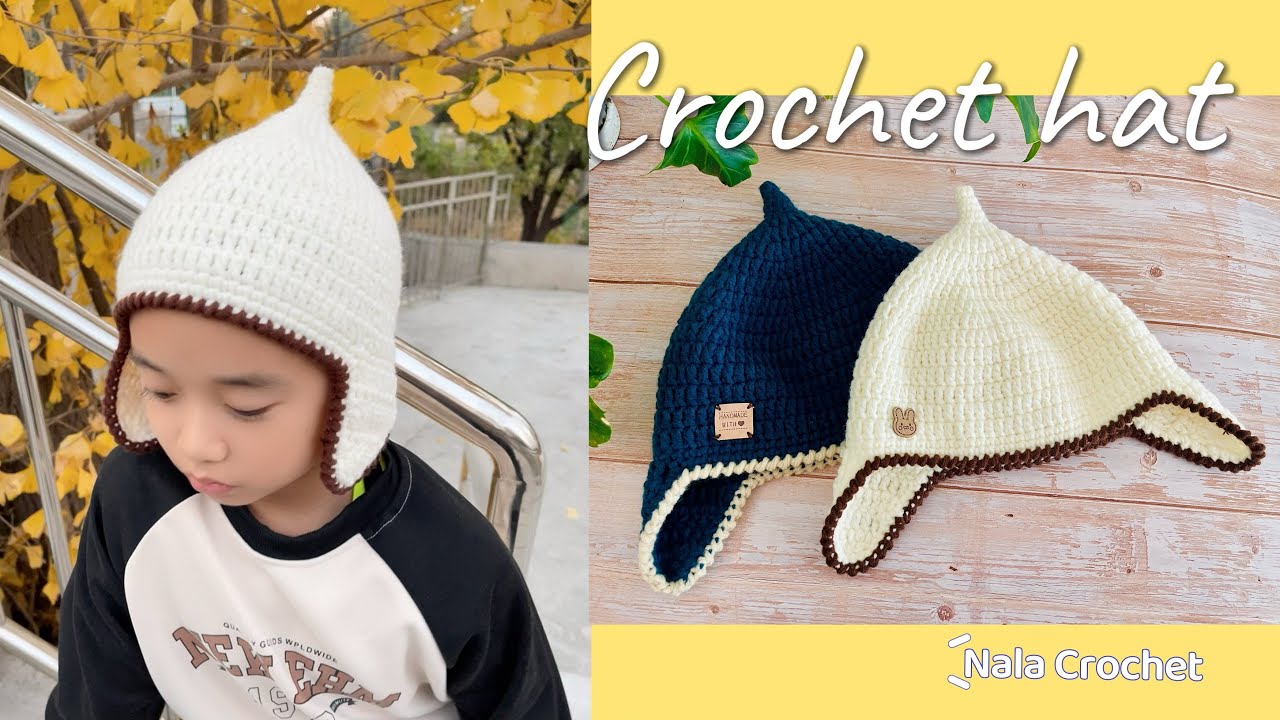 Crochet hat for kids/crochet hat / สอนถักหมวก